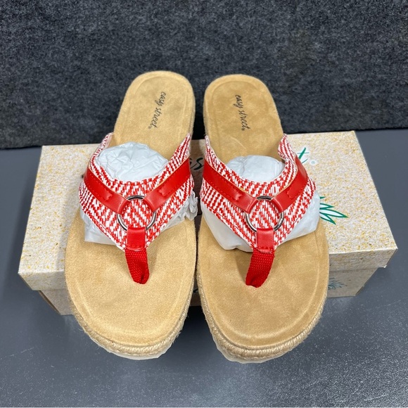 Easy Street Women’s Starling Flat Sandal Size 7 - Picture 3 of 14